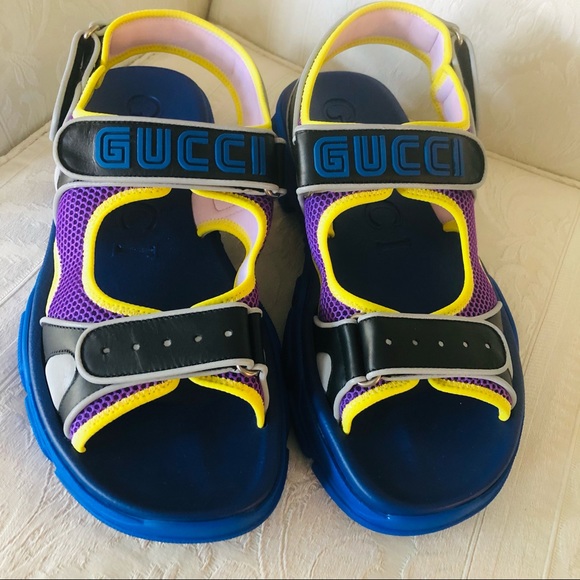 $980 Gucci Sega sandals men US size 12.5 main image 2